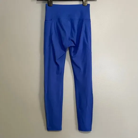 Calia by Carrie Underwood Blue Mesh Panel Leggings Pants XS - Picture 4 of 5